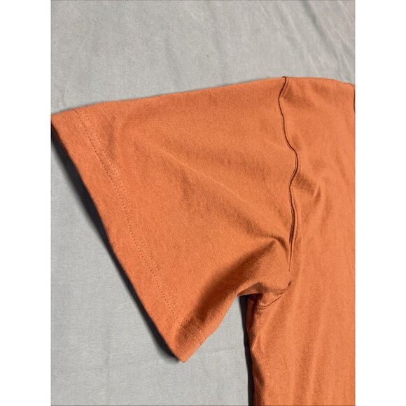 Carhartt Loose Fit Pocketed Tee 1/4 Button Men's Size 2XL Orange Cotton Shrt Slv - Picture 11 of 16